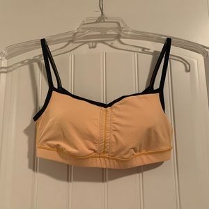 Yellow/Navy Lululemon Sports Bra